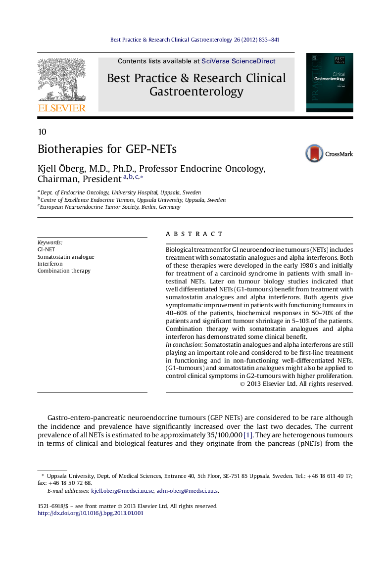 10Biotherapies for GEP-NETs