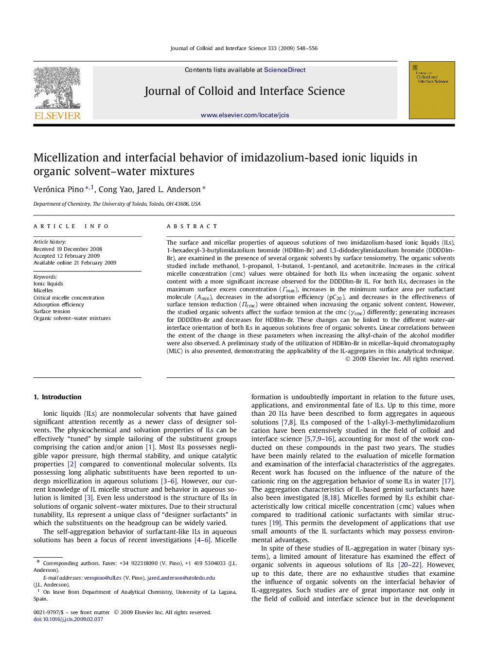 Micellization and interfacial behavior of imidazolium-based ionic liquids in organic solvent-water mixtures