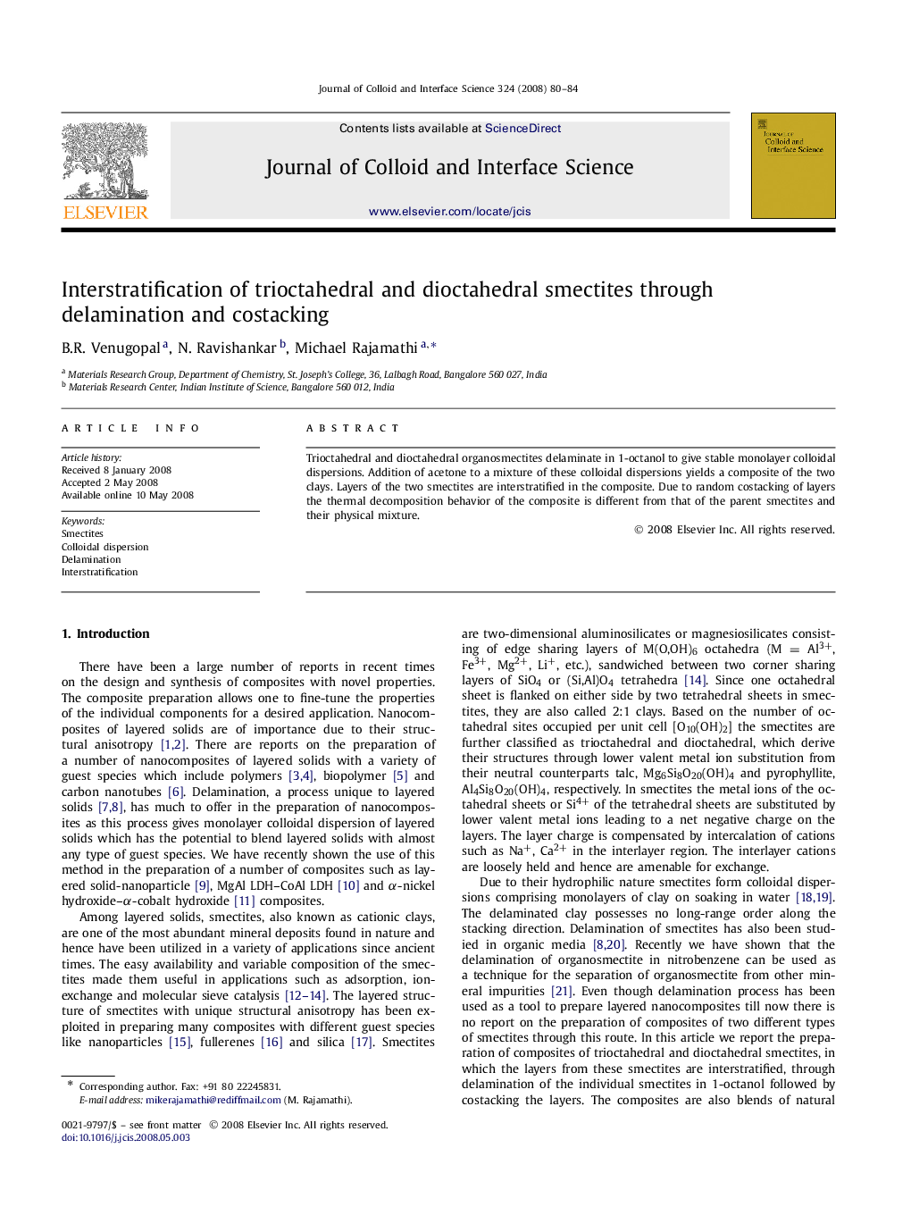 Interstratification of trioctahedral and dioctahedral smectites through delamination and costacking