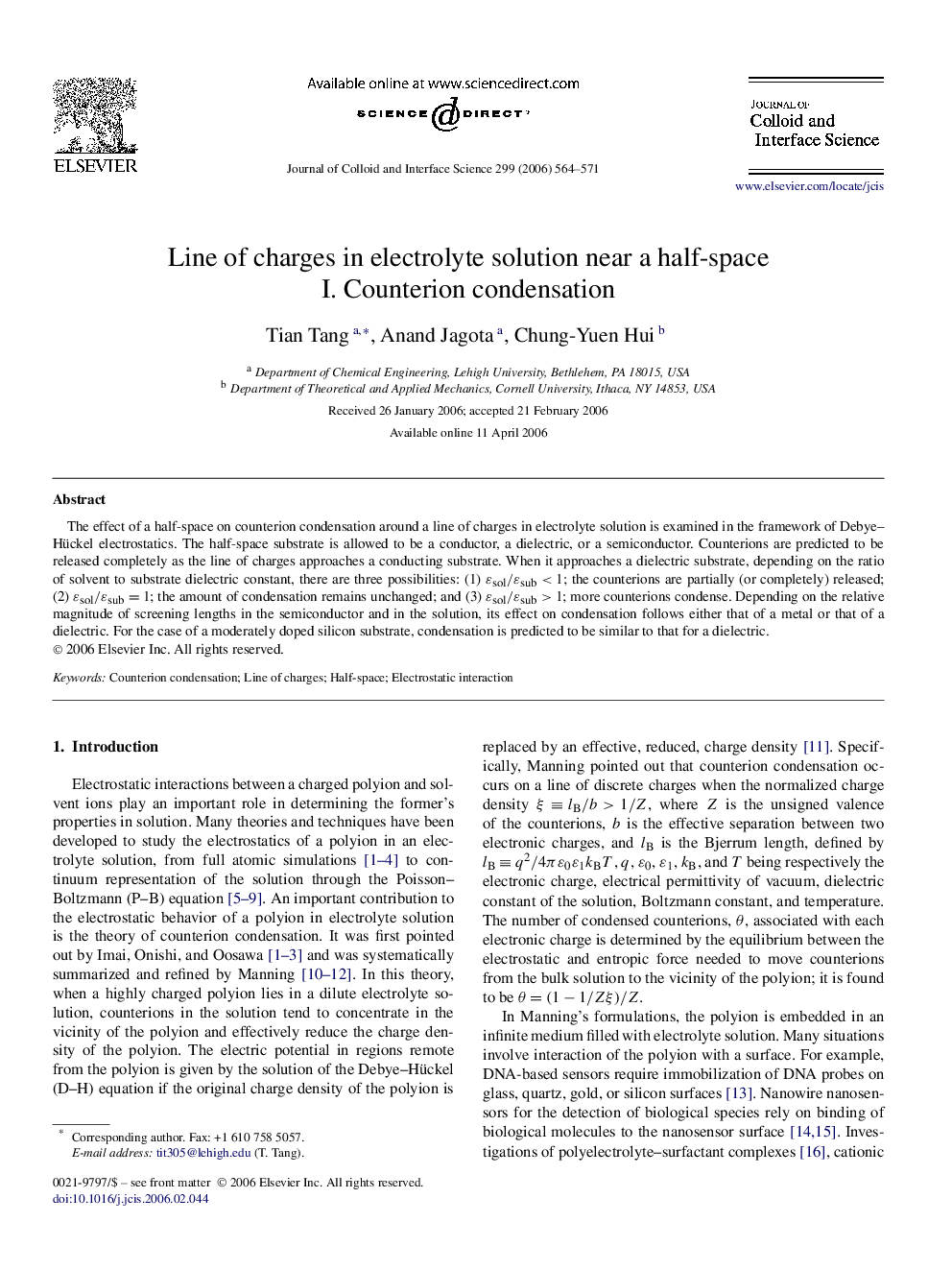 Line of charges in electrolyte solution near a half-space: I. Counterion condensation