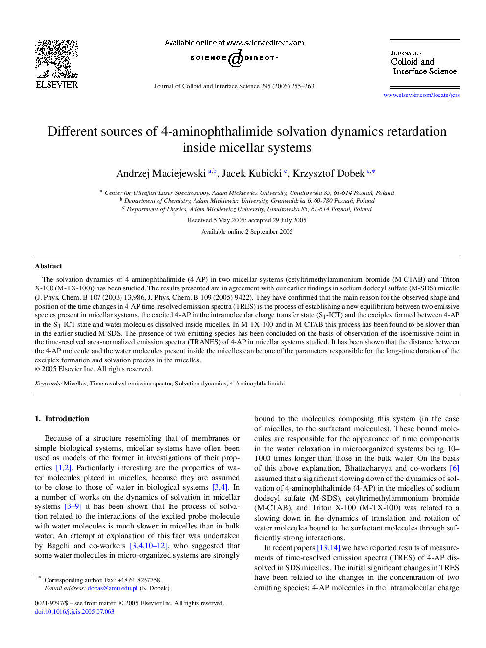 Different sources of 4-aminophthalimide solvation dynamics retardation inside micellar systems