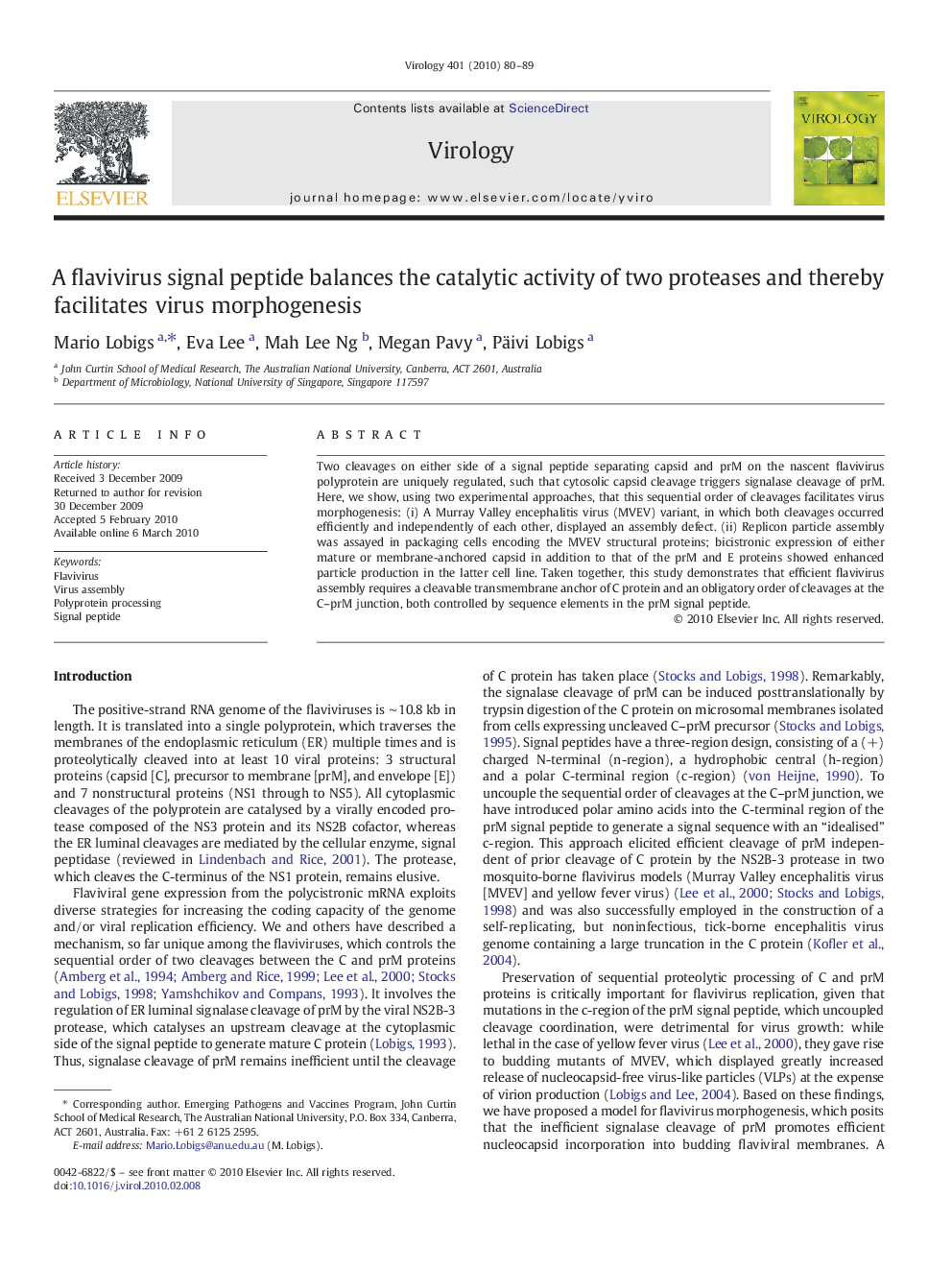 A flavivirus signal peptide balances the catalytic activity of two proteases and thereby facilitates virus morphogenesis