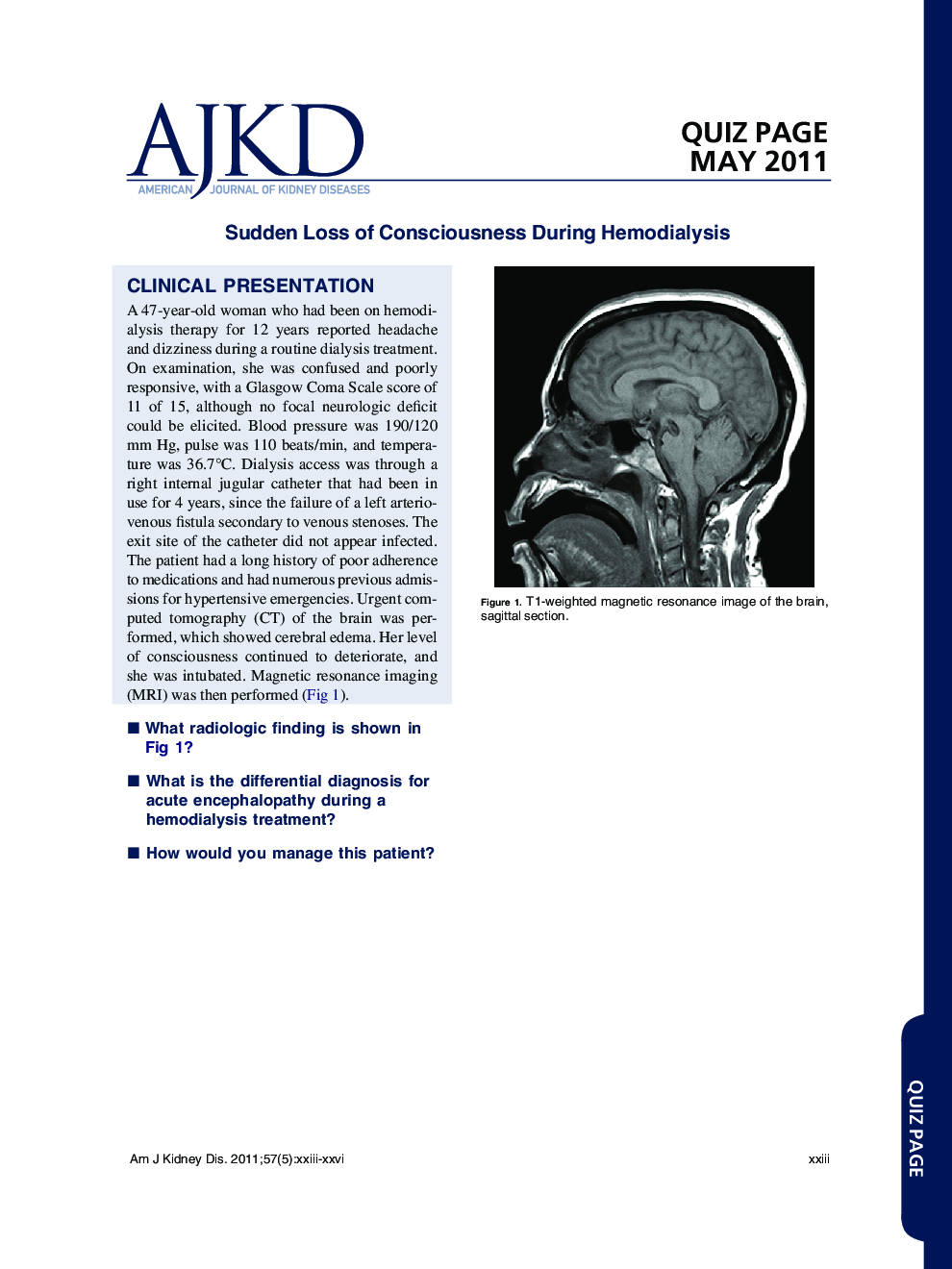 Quiz Page May 2011