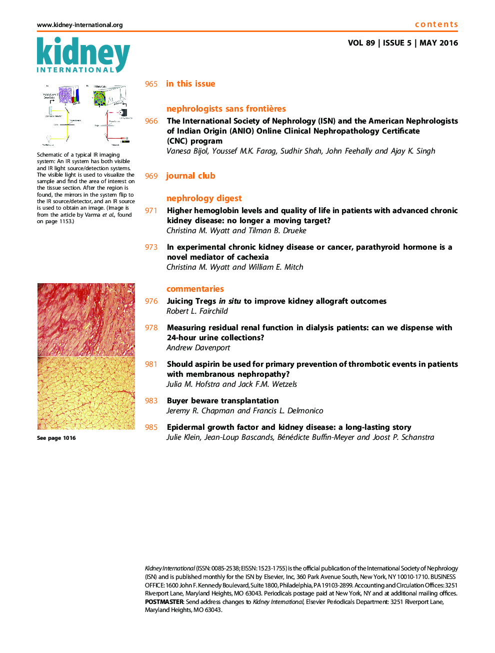 Table of Contents
