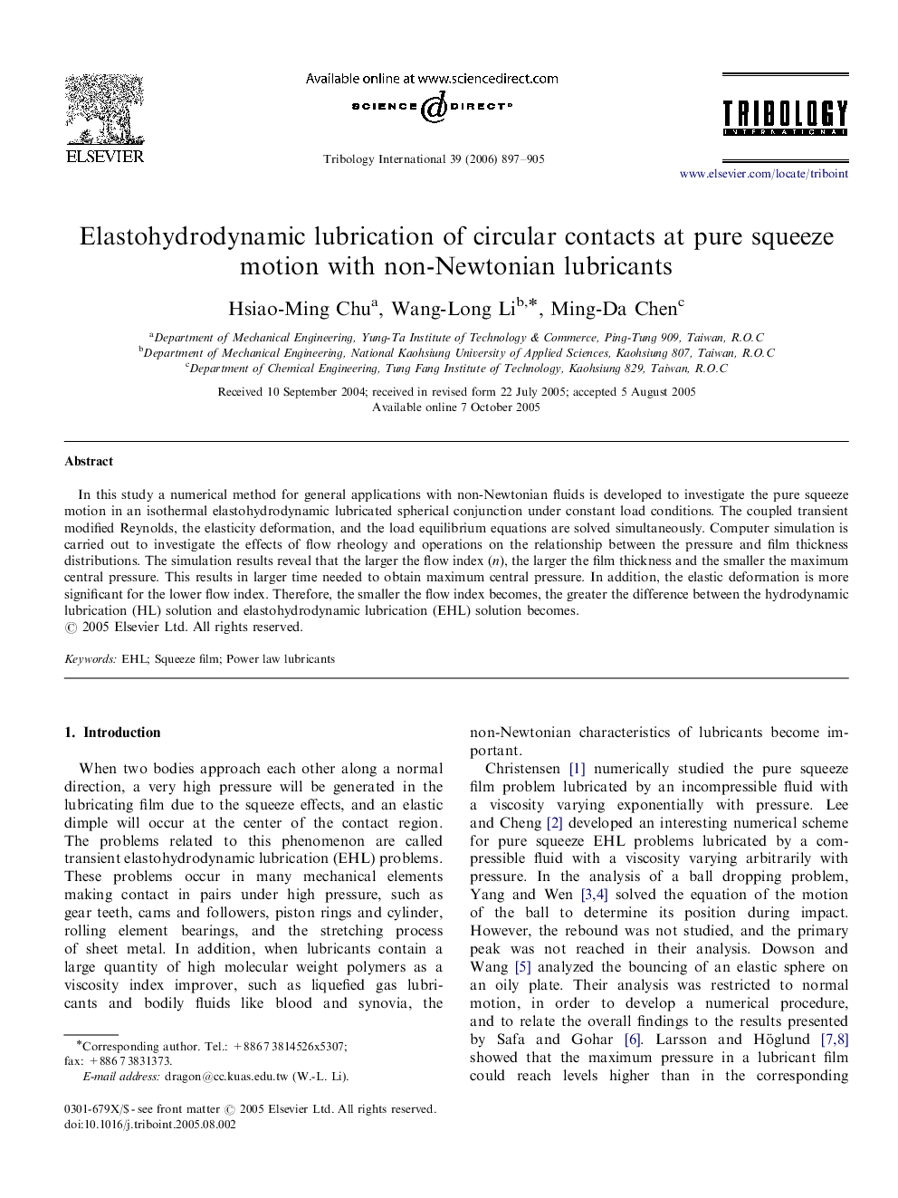 Elastohydrodynamic lubrication of circular contacts at pure squeeze motion with non-Newtonian lubricants