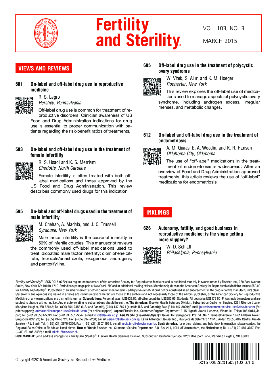 Table of Contents