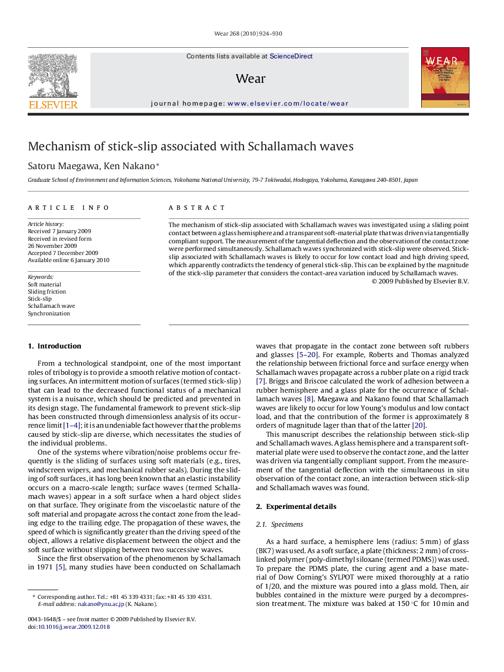 Mechanism of stick-slip associated with Schallamach waves