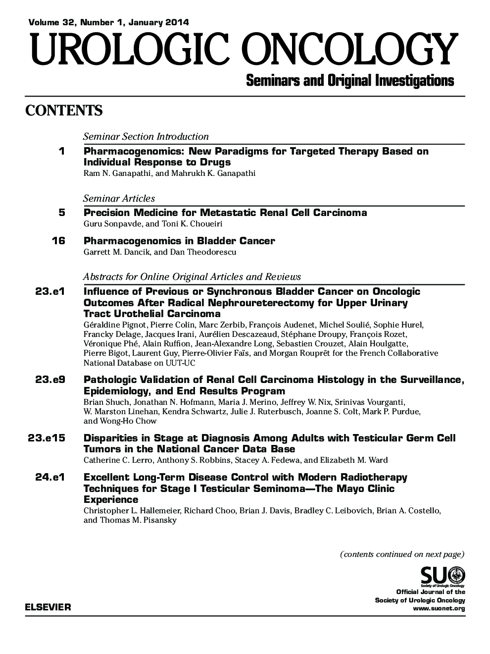 Table of Contents