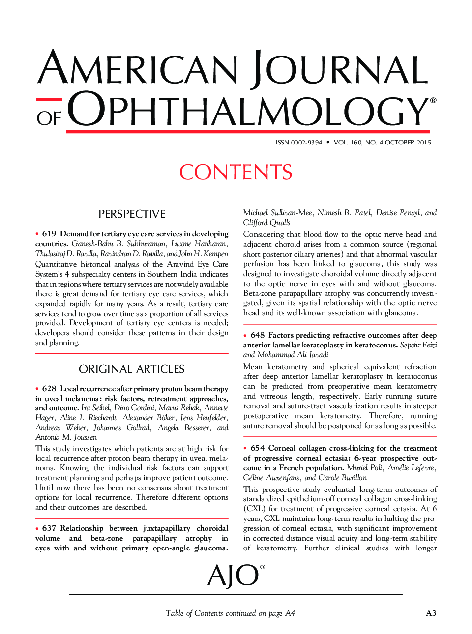 Table of Contents