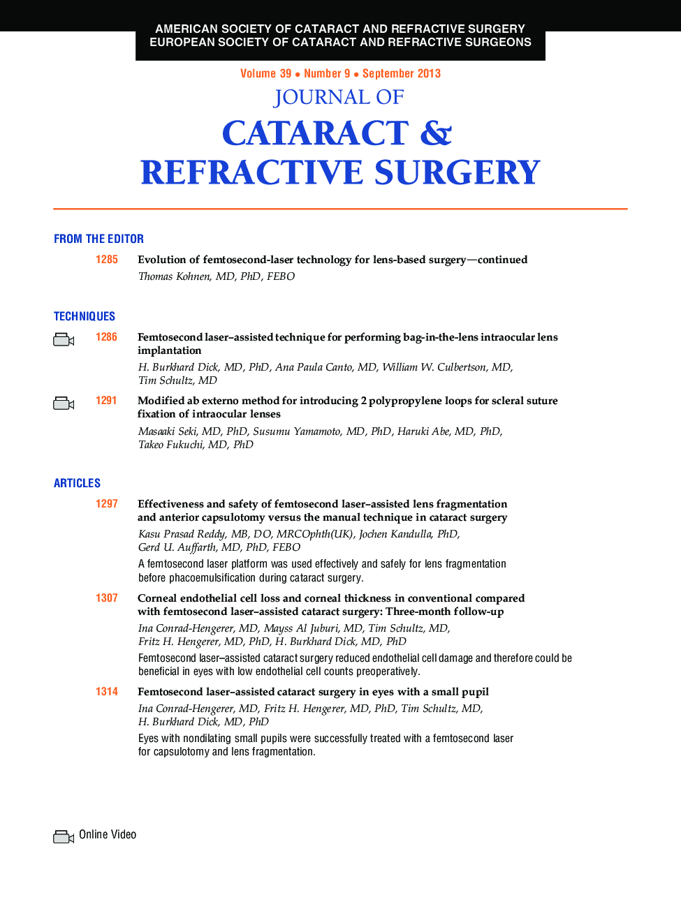 Table of Contents