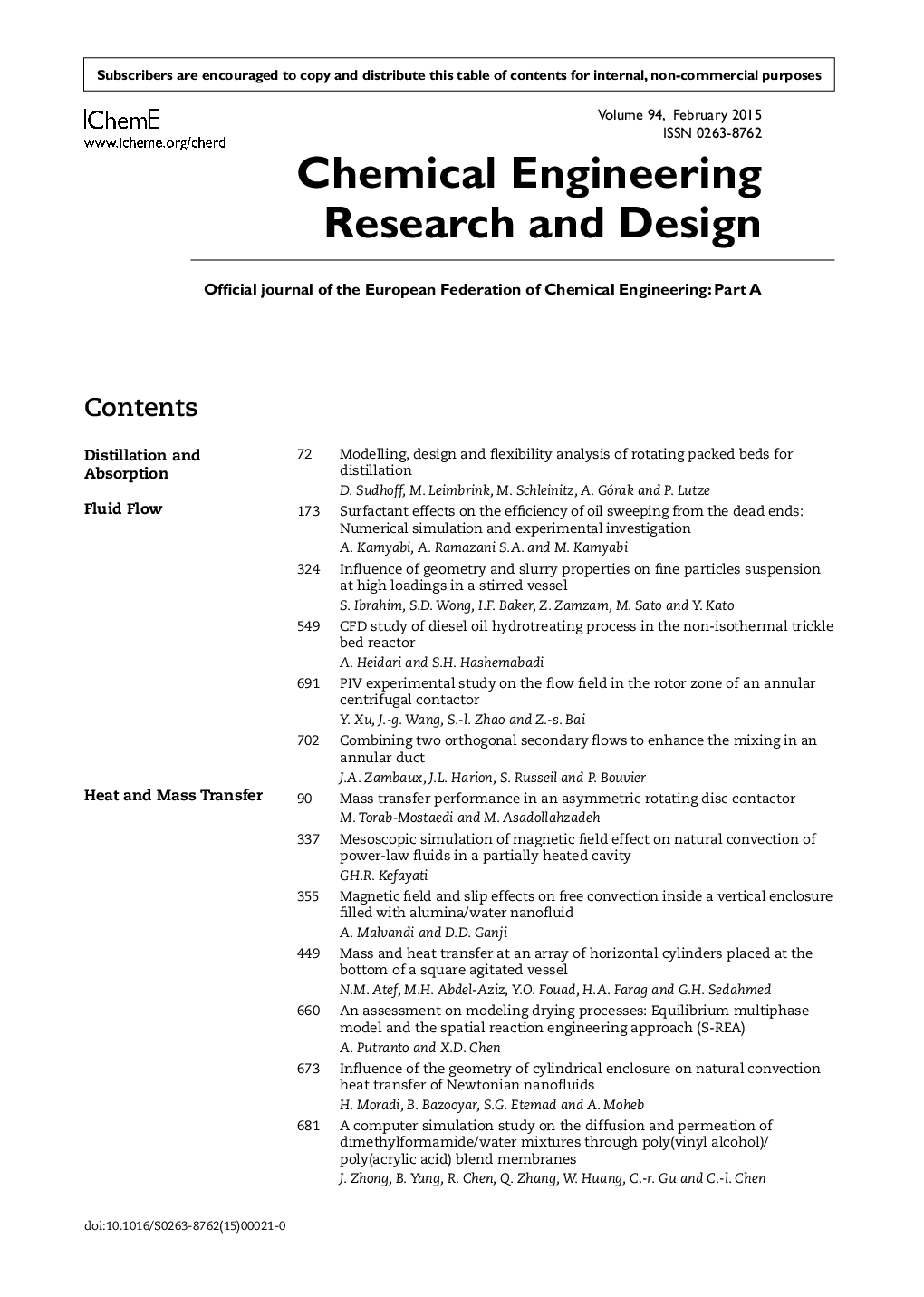 عکس صفحه اول مقاله: Contents Contents
