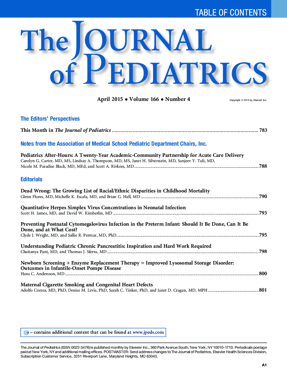 Table of Contents