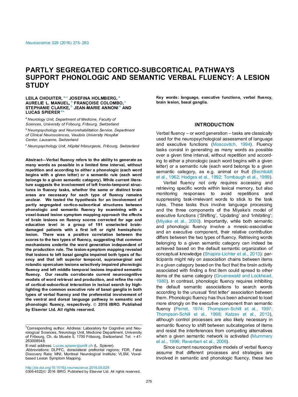 مسیرهای کورتیکو-زیر-کورتیکی تقریبا جدا شده از فلسفه واژگان و معنایی پشتیبانی می کنند: مطالعه ضایعات 