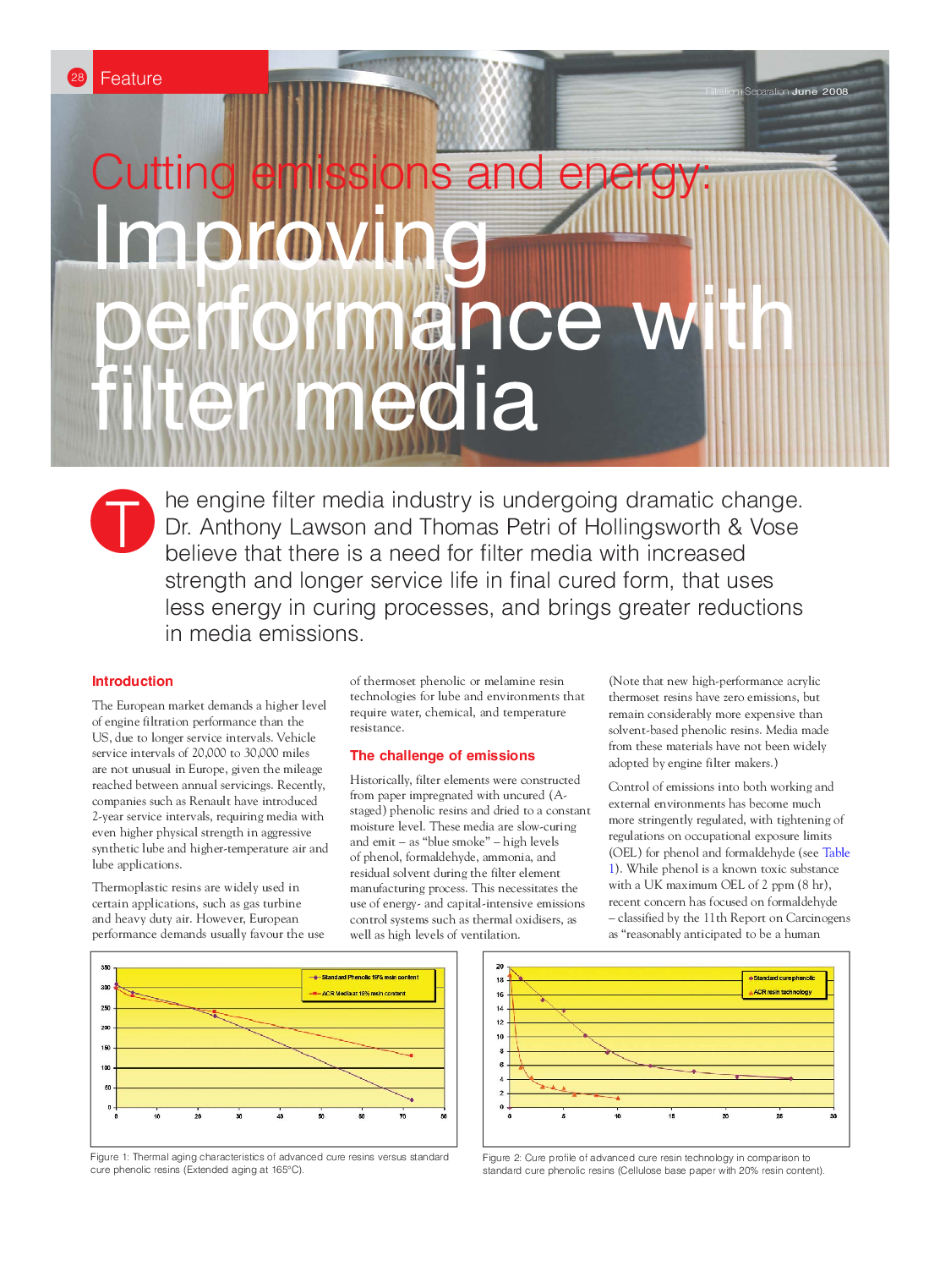 Cutting emissions and energy: Improving performance with filter media