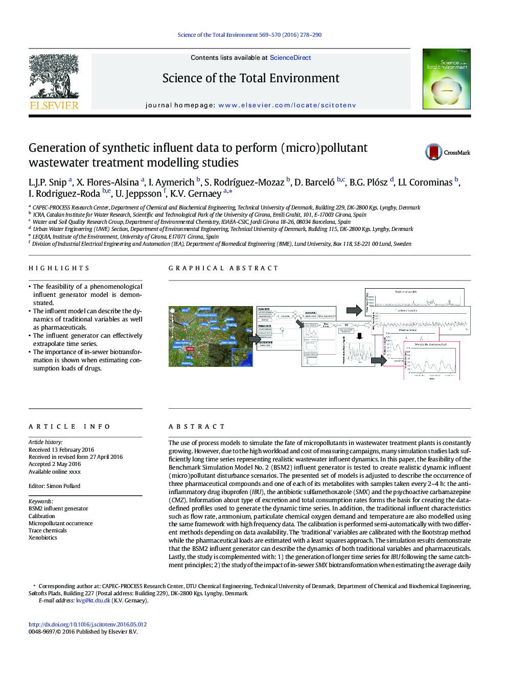 تولید داده های نفوذی مصنوعی برای انجام مطالعات مدل سازی تصفیه فاضلاب آلودگی (میکرو) 