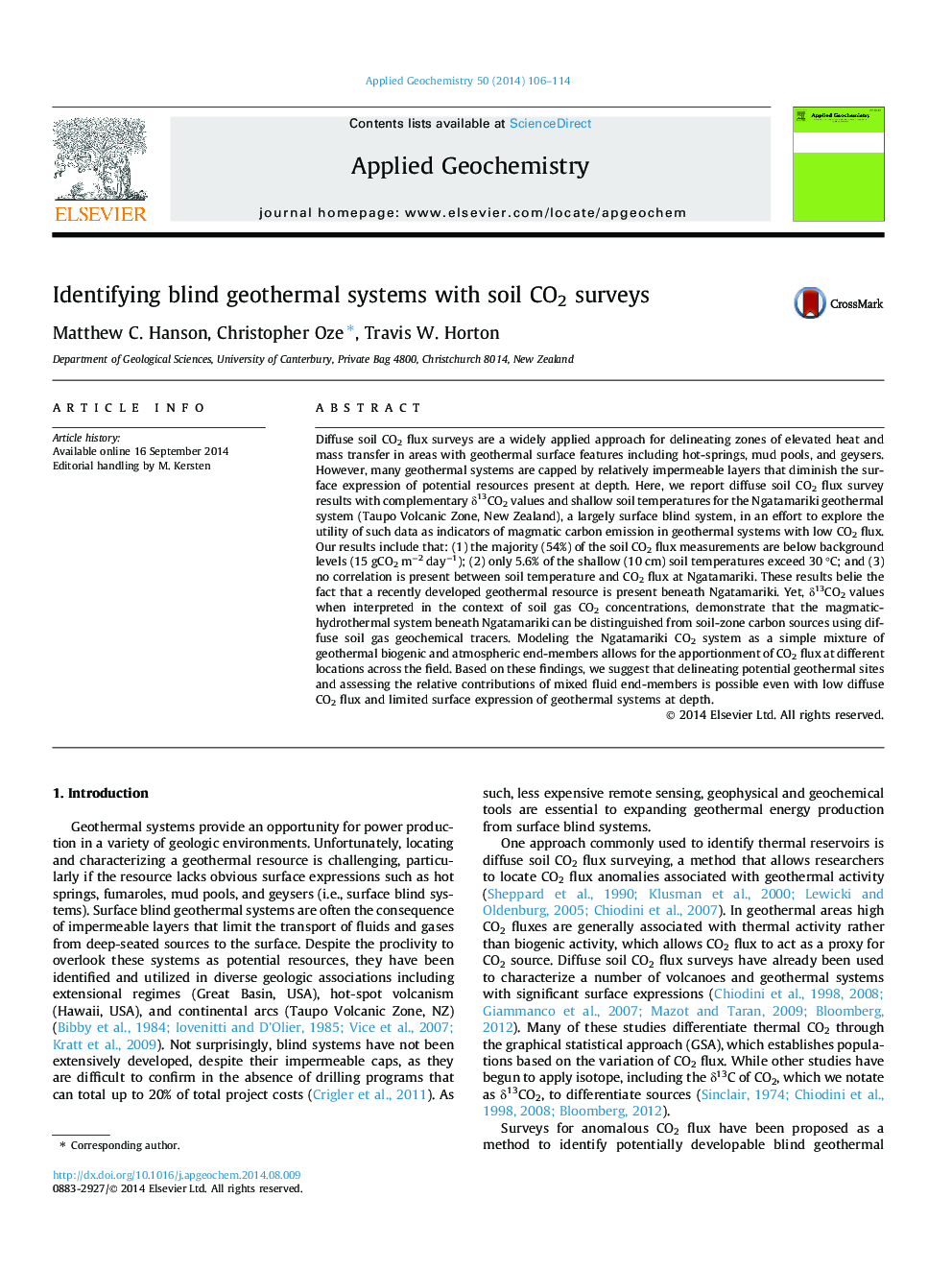 Identifying blind geothermal systems with soil CO2 surveys