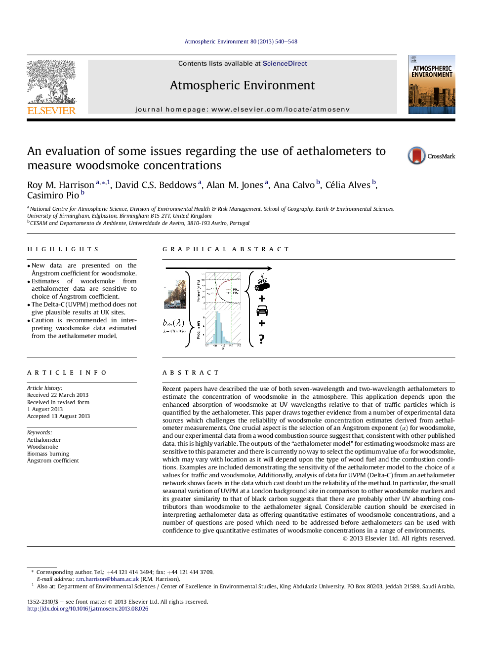 An evaluation of some issues regarding the use of aethalometers to measure woodsmoke concentrations