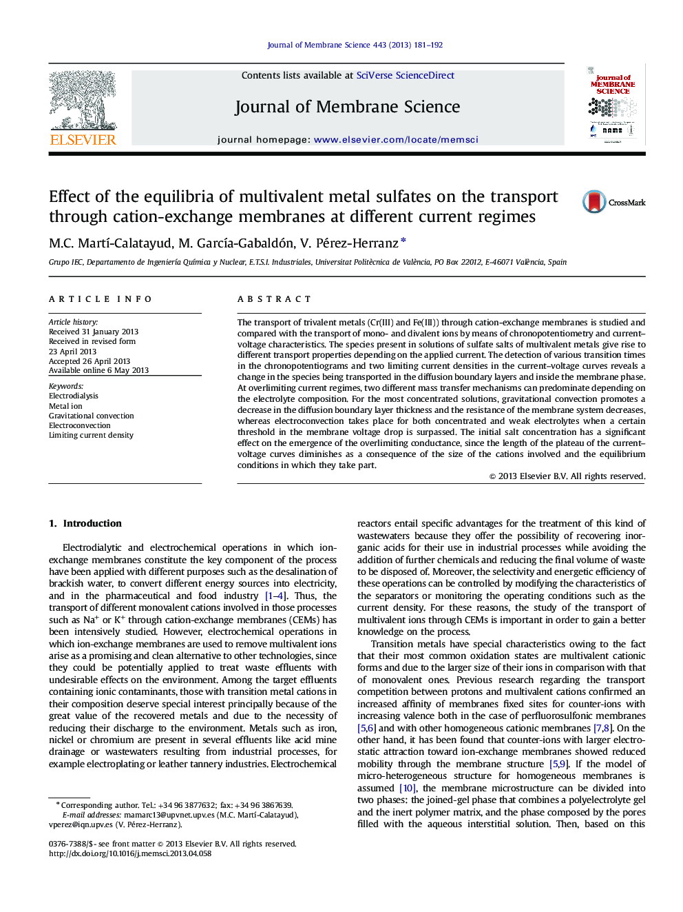 Effect of the equilibria of multivalent metal sulfates on the transport through cation-exchange membranes at different current regimes