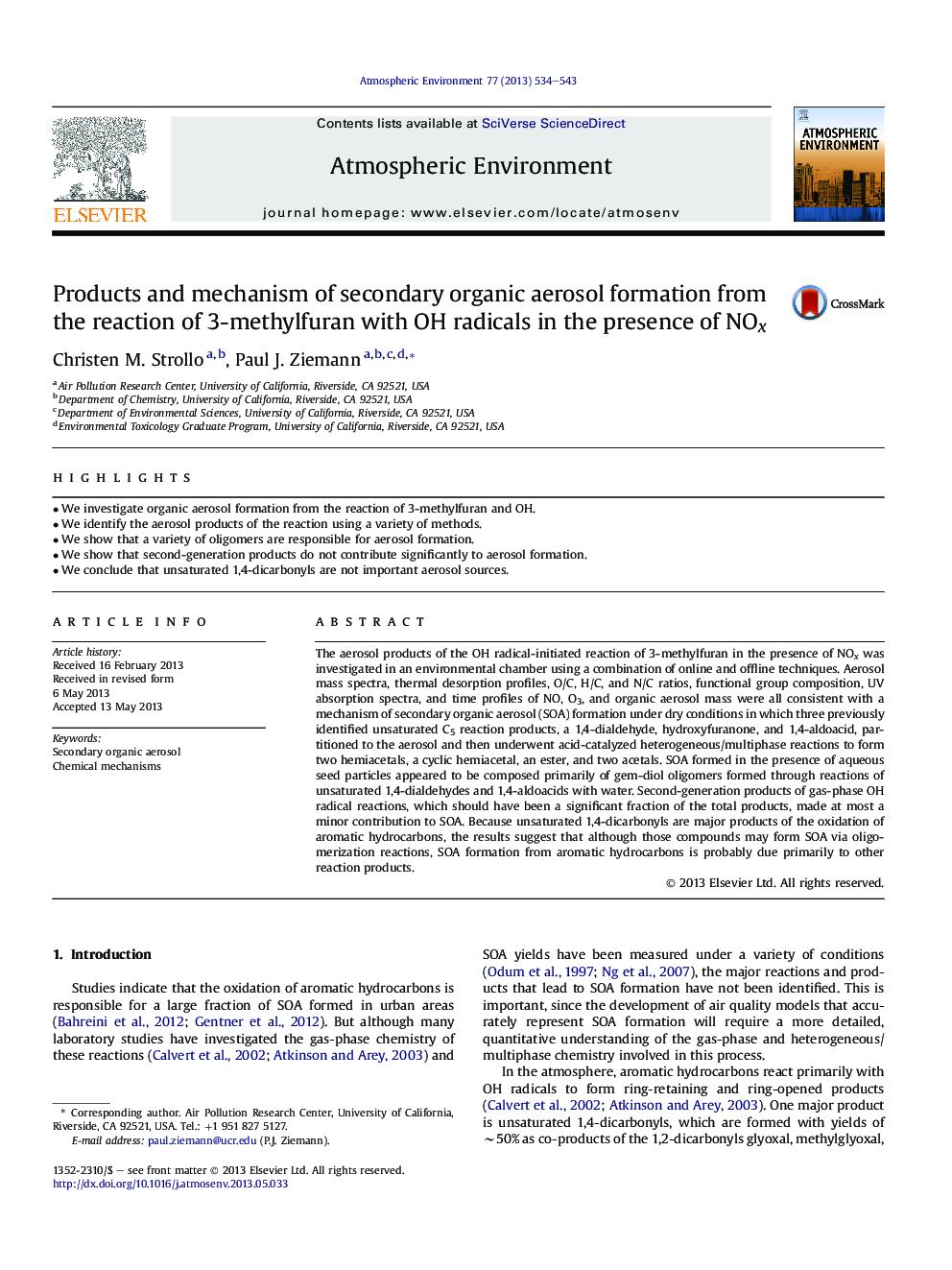 Products and mechanism of secondary organic aerosol formation from the reaction of 3-methylfuran with OH radicals in the presence of NOx