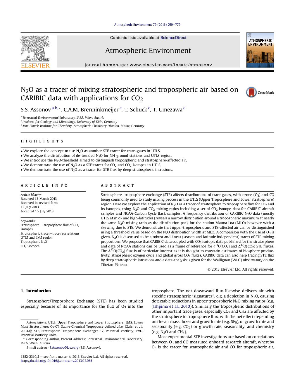 N2O as a tracer of mixing stratospheric and tropospheric air based on CARIBIC data with applications for CO2