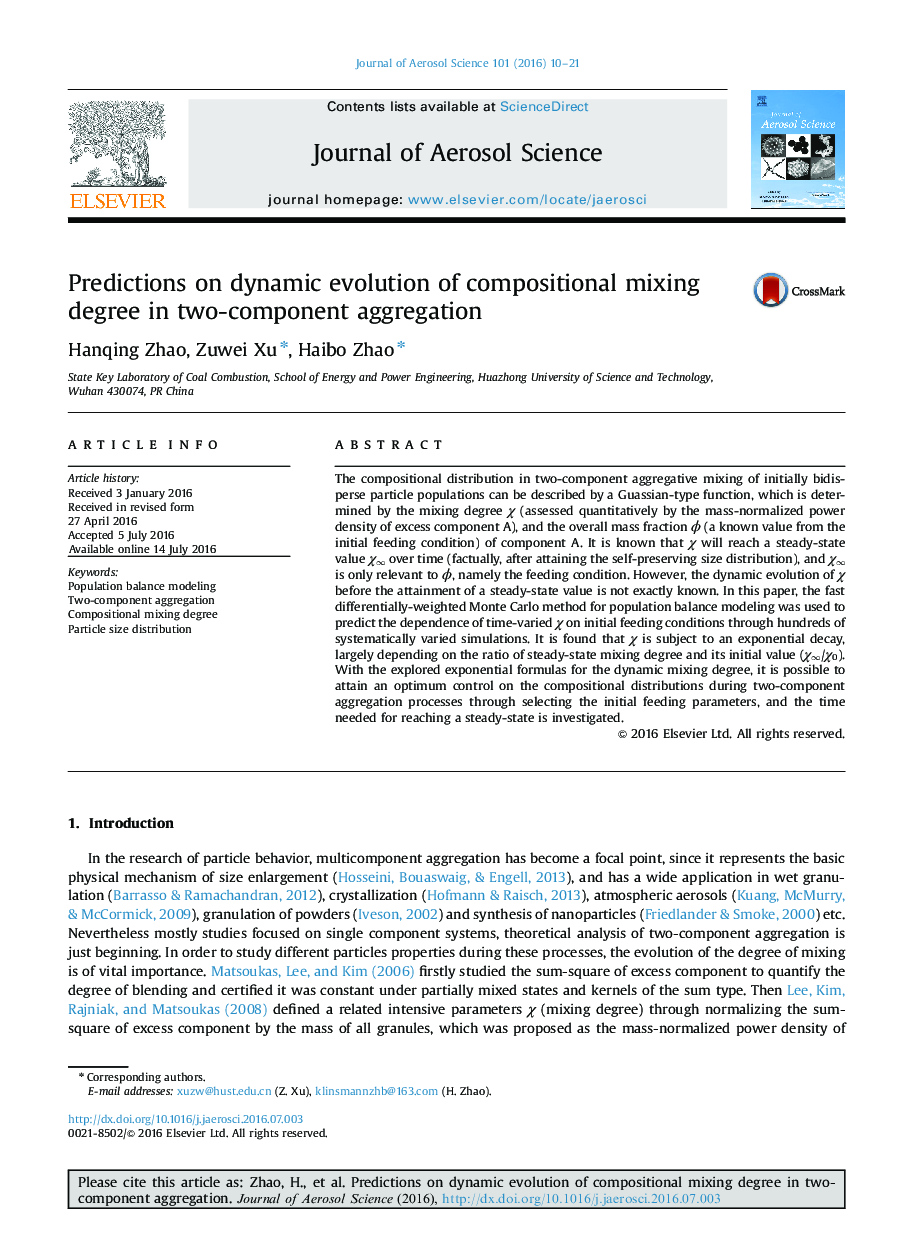 Predictions on dynamic evolution of compositional mixing degree in two-component aggregation