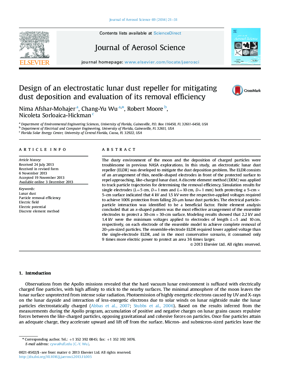 Design of an electrostatic lunar dust repeller for mitigating dust deposition and evaluation of its removal efficiency