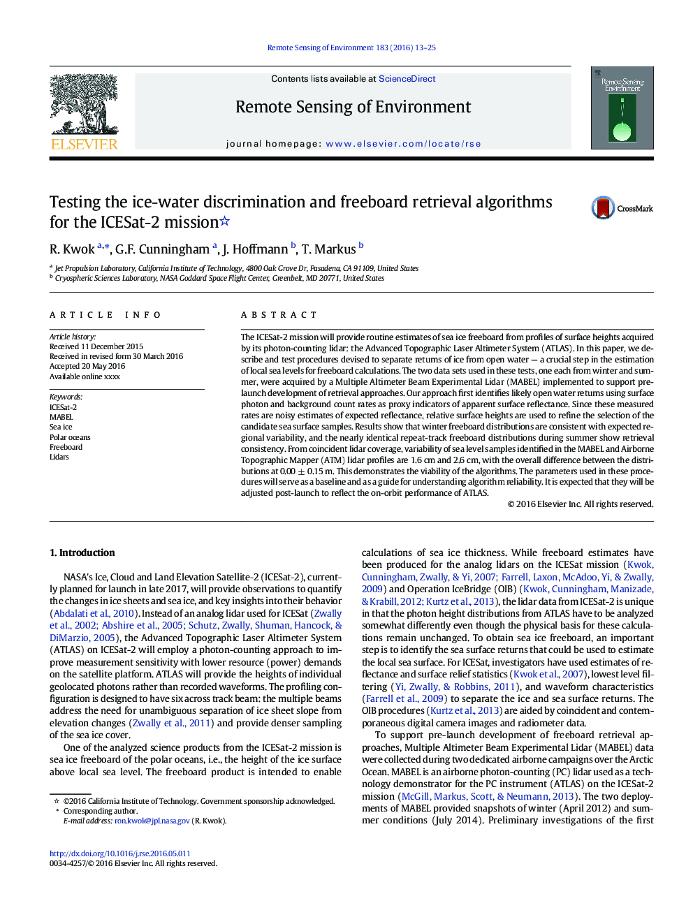 Testing the ice-water discrimination and freeboard retrieval algorithms for the ICESat-2 mission