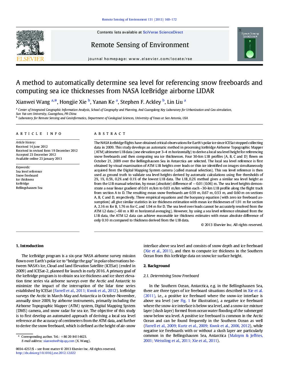 A method to automatically determine sea level for referencing snow freeboards and computing sea ice thicknesses from NASA IceBridge airborne LIDAR