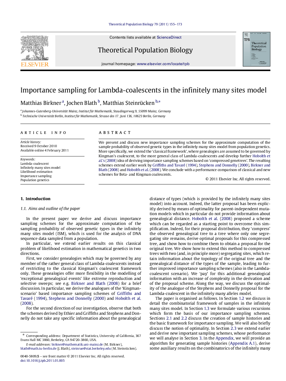 Importance sampling for Lambda-coalescents in the infinitely many sites model