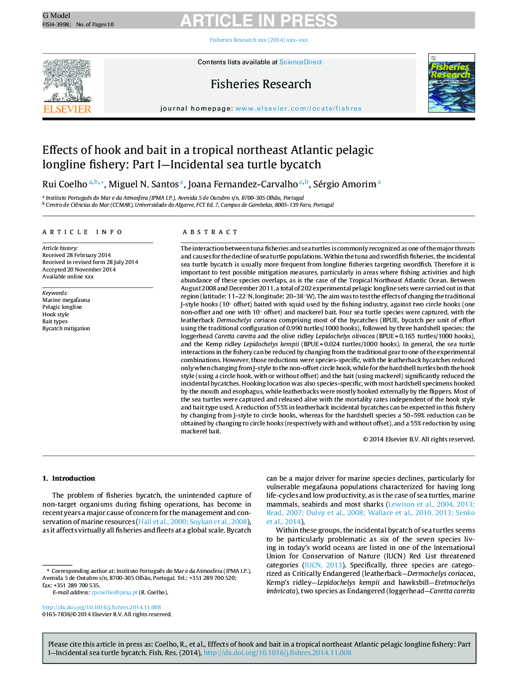 اثرات قلاب و طعمه در یک ماهیگیری دریایی اقیانوس آرام پورتال شمال شرقی مناطق گرمسیری: بخش اول - دریایی لاک پشت دریایی ناگهانی 