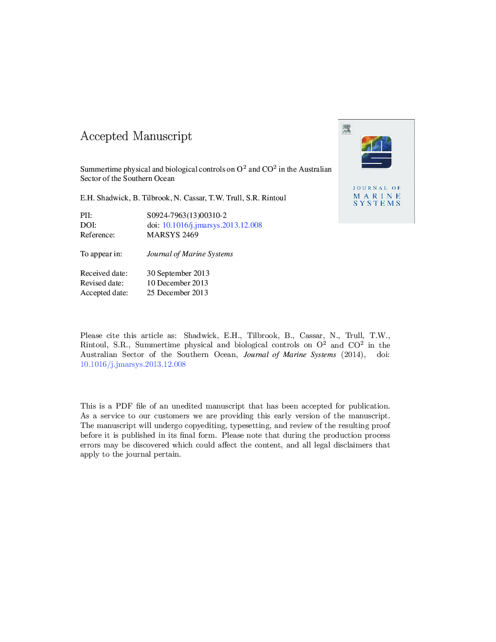 Summertime physical and biological controls on O2 and CO2 in the Australian Sector of the Southern Ocean