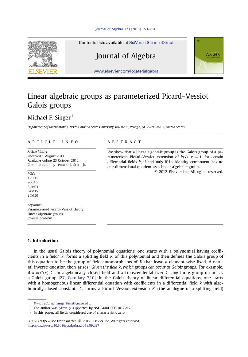 Linear algebraic groups as parameterized Picard-Vessiot Galois groups