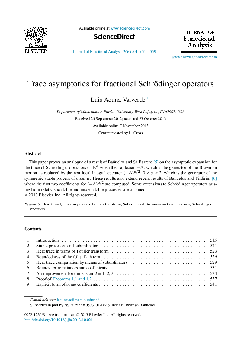 Trace asymptotics for fractional Schrödinger operators