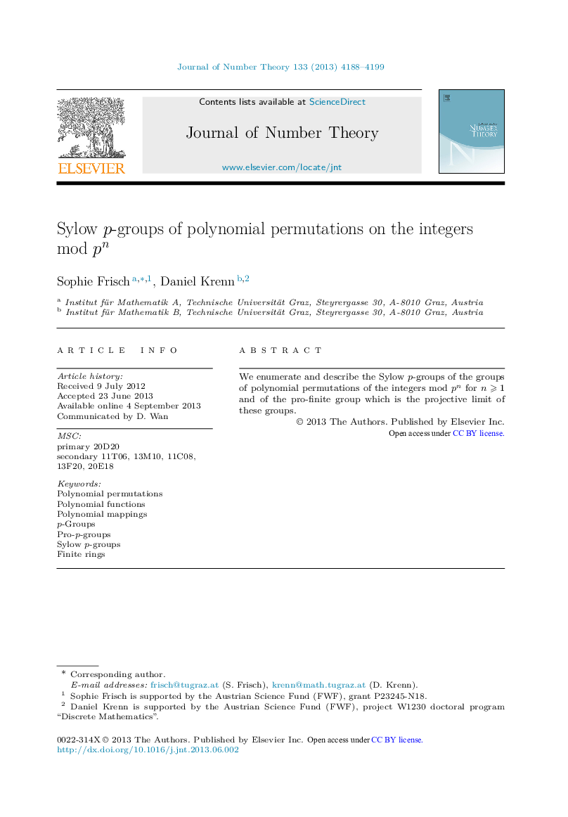 Sylow p-groups of polynomial permutations on the integers mod pn