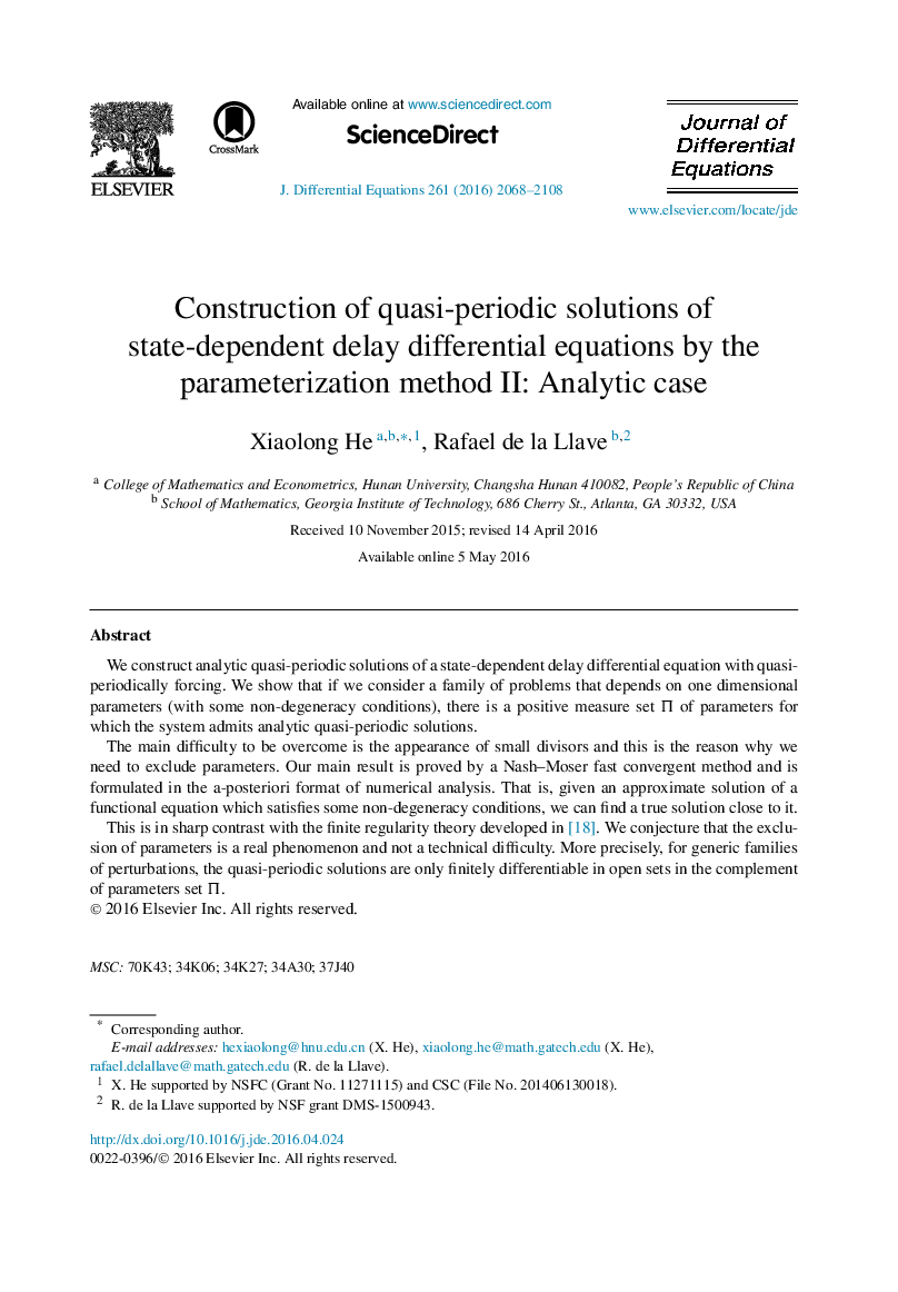 Construction of quasi-periodic solutions of state-dependent delay differential equations by the parameterization method II: Analytic case