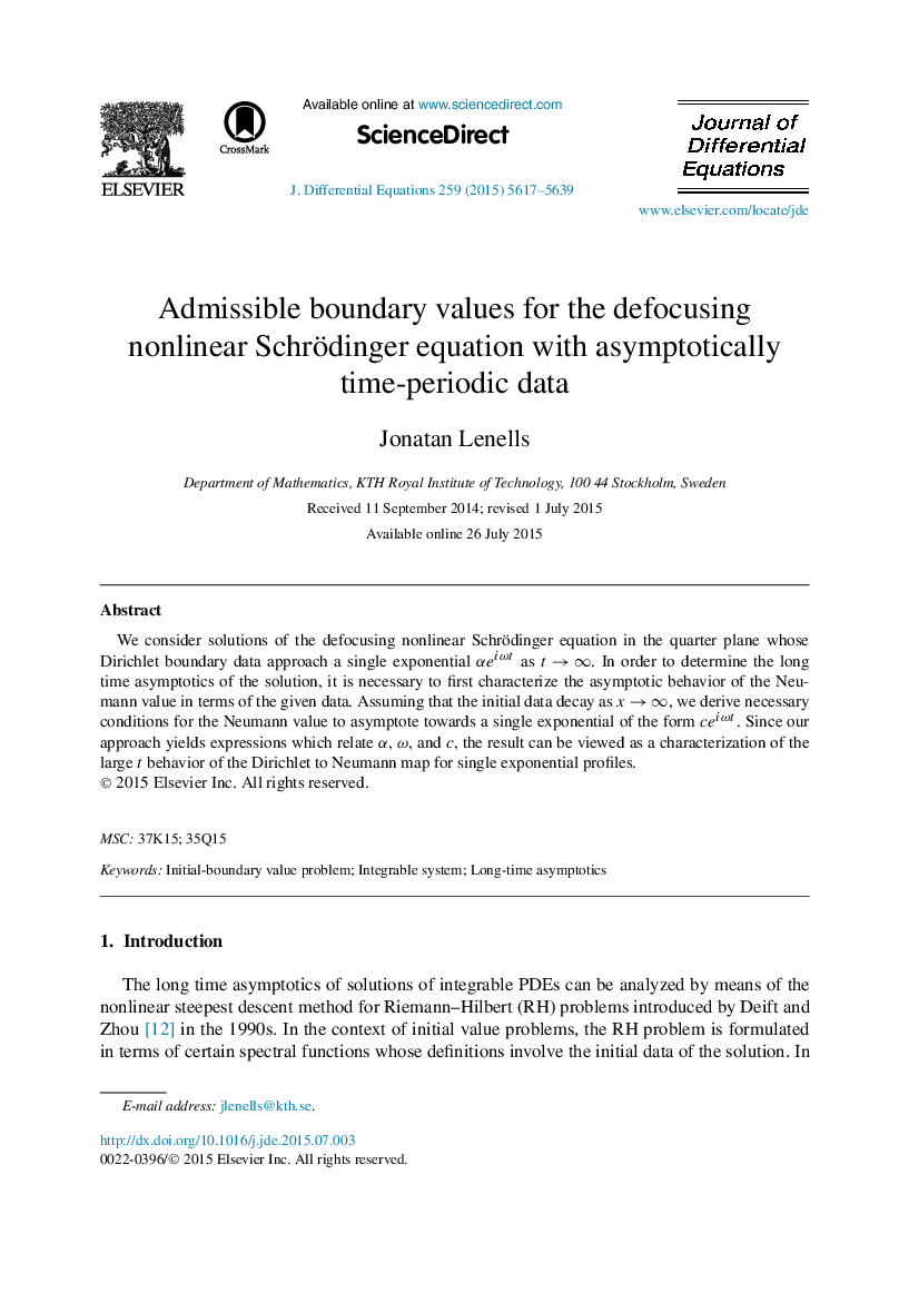 Admissible boundary values for the defocusing nonlinear Schrödinger equation with asymptotically time-periodic data