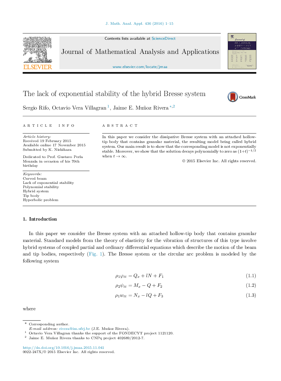 The lack of exponential stability of the hybrid Bresse system