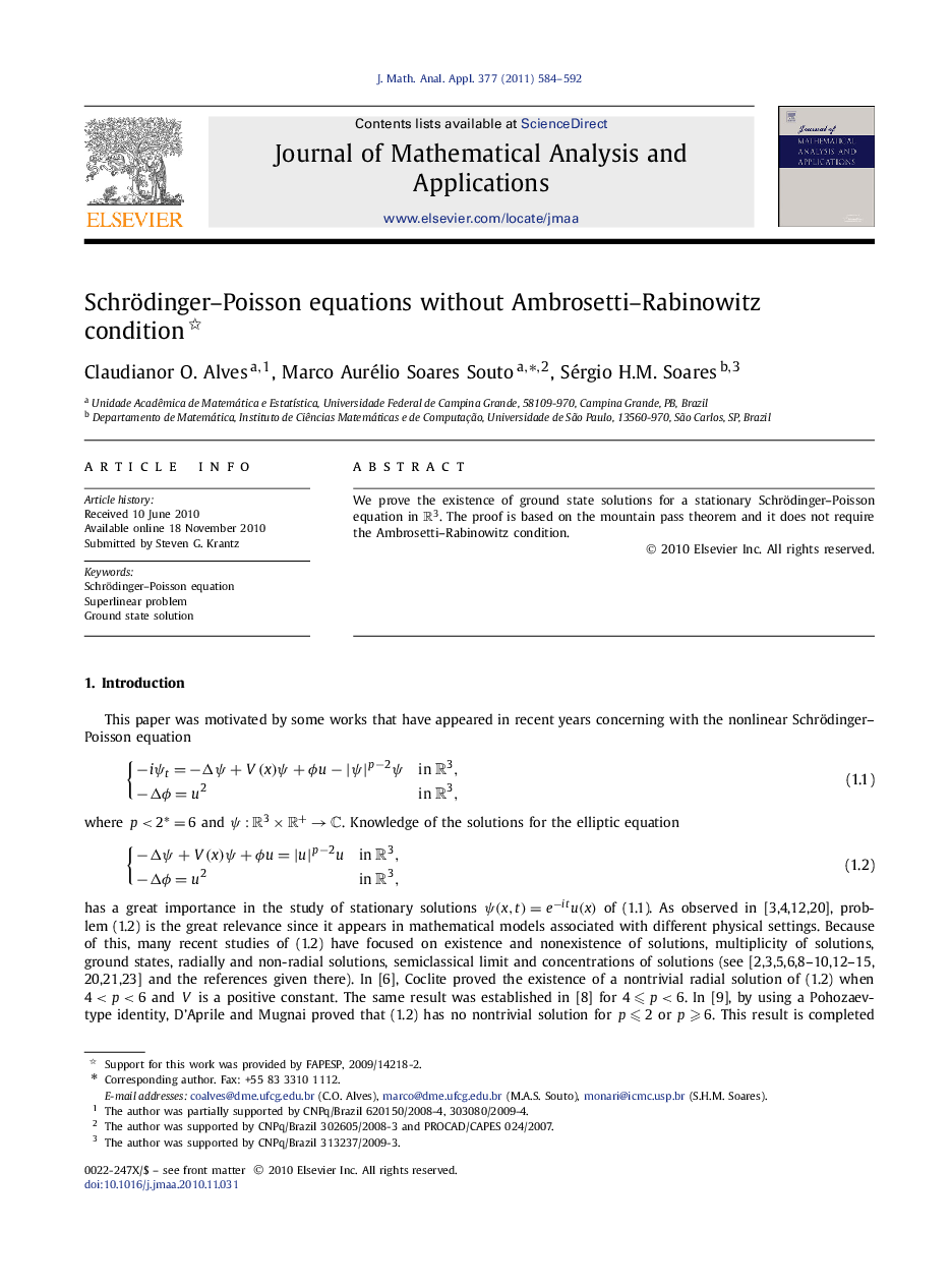 Schrödinger-Poisson equations without Ambrosetti-Rabinowitz condition