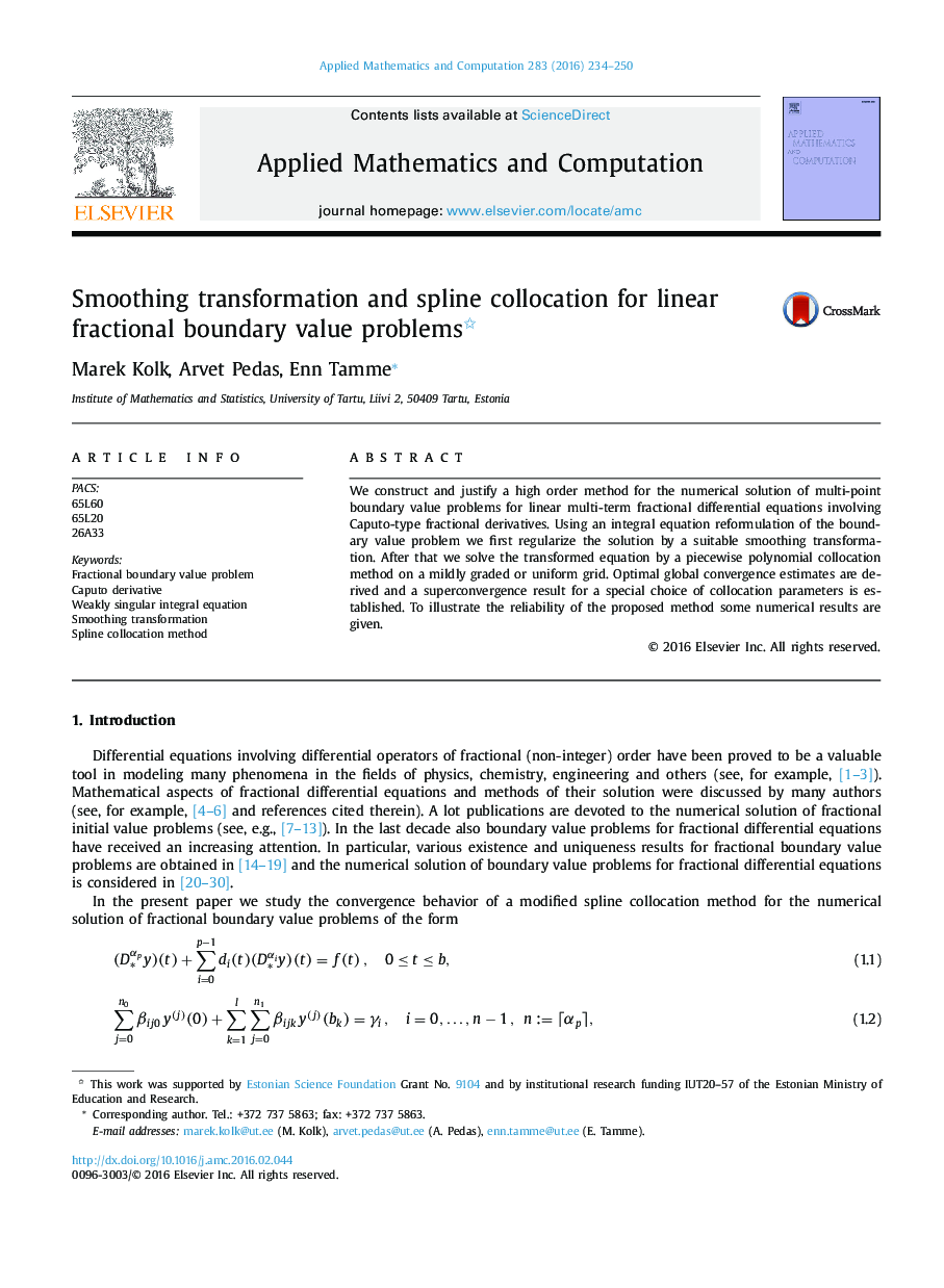 Smoothing transformation and spline collocation for linear fractional boundary value problems