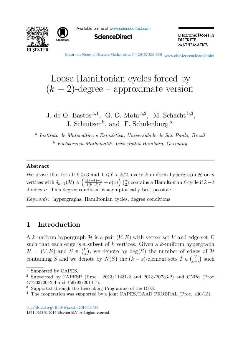 Loose Hamiltonian cycles forced by (kÂ âÂ 2)-degree - approximate version