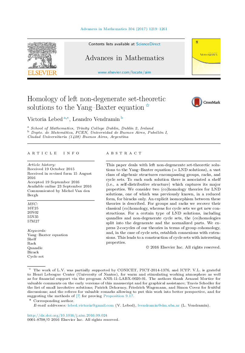 Homology of left non-degenerate set-theoretic solutions to the Yang-Baxter equation