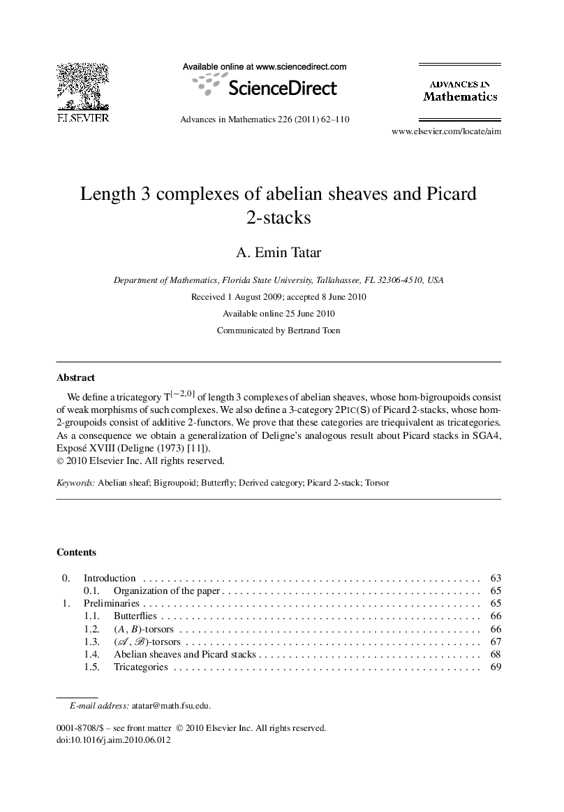 Length 3 complexes of abelian sheaves and Picard 2-stacks