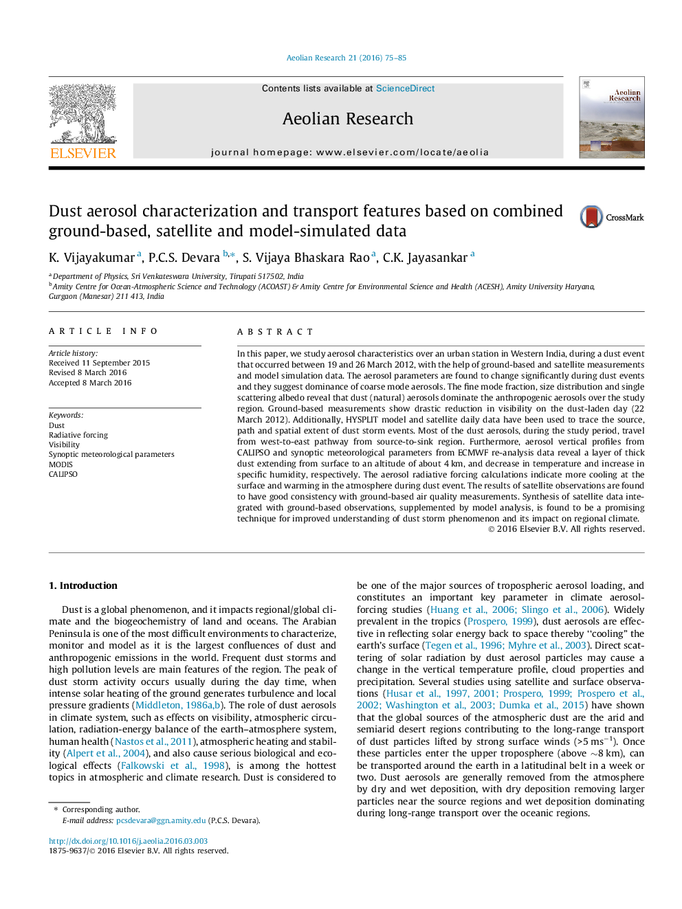 Dust aerosol characterization and transport features based on combined ground-based, satellite and model-simulated data