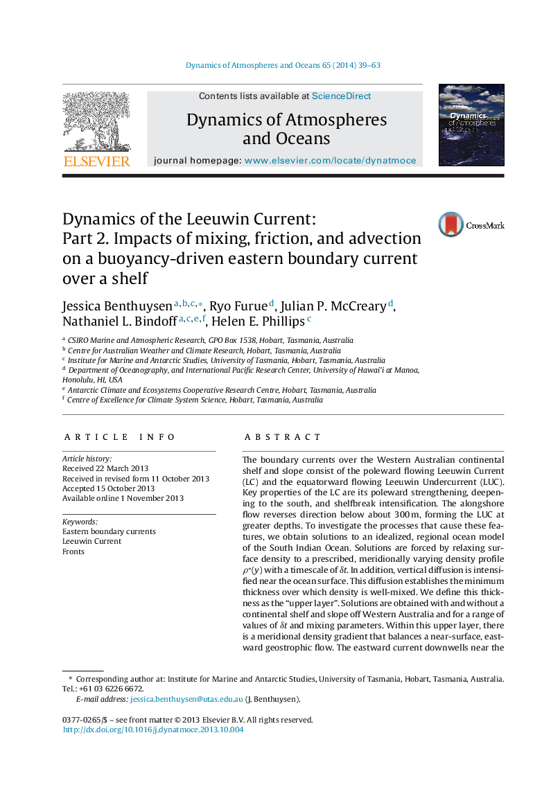 Dynamics of the Leeuwin Current: Part 2. Impacts of mixing, friction, and advection on a buoyancy-driven eastern boundary current over a shelf