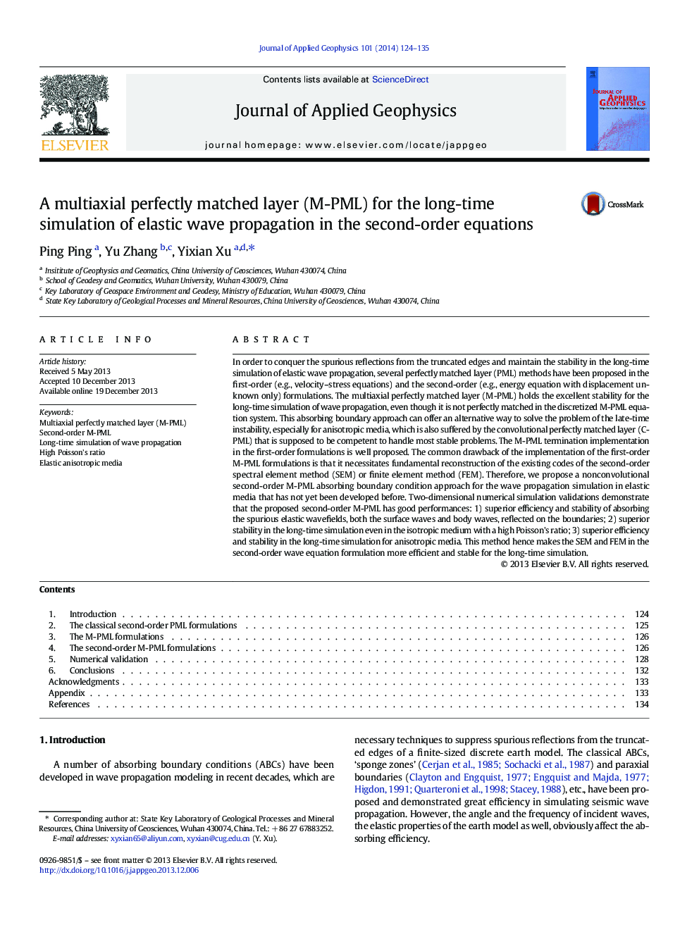 A multiaxial perfectly matched layer (M-PML) for the long-time simulation of elastic wave propagation in the second-order equations