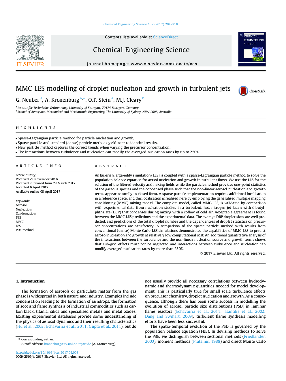 MMC-LES modelling of droplet nucleation and growth in turbulent jets