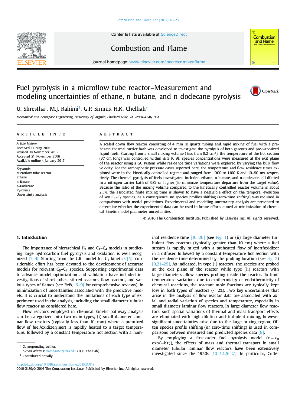 Fuel pyrolysis in a microflow tube reactor-Measurement and modeling uncertainties of ethane, n-butane, and n-dodecane pyrolysis