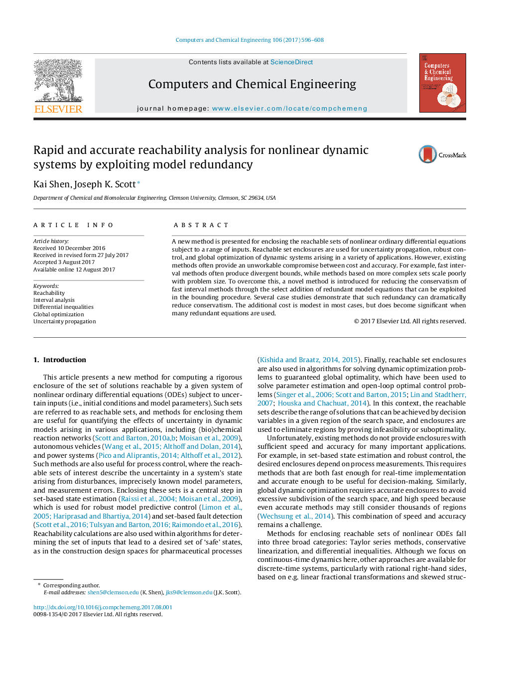 Rapid and accurate reachability analysis for nonlinear dynamic systems by exploiting model redundancy