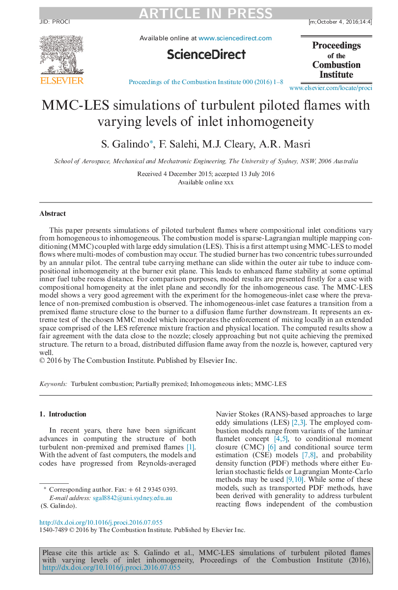 MMC-LES simulations of turbulent piloted flames with varying levels of inlet inhomogeneity