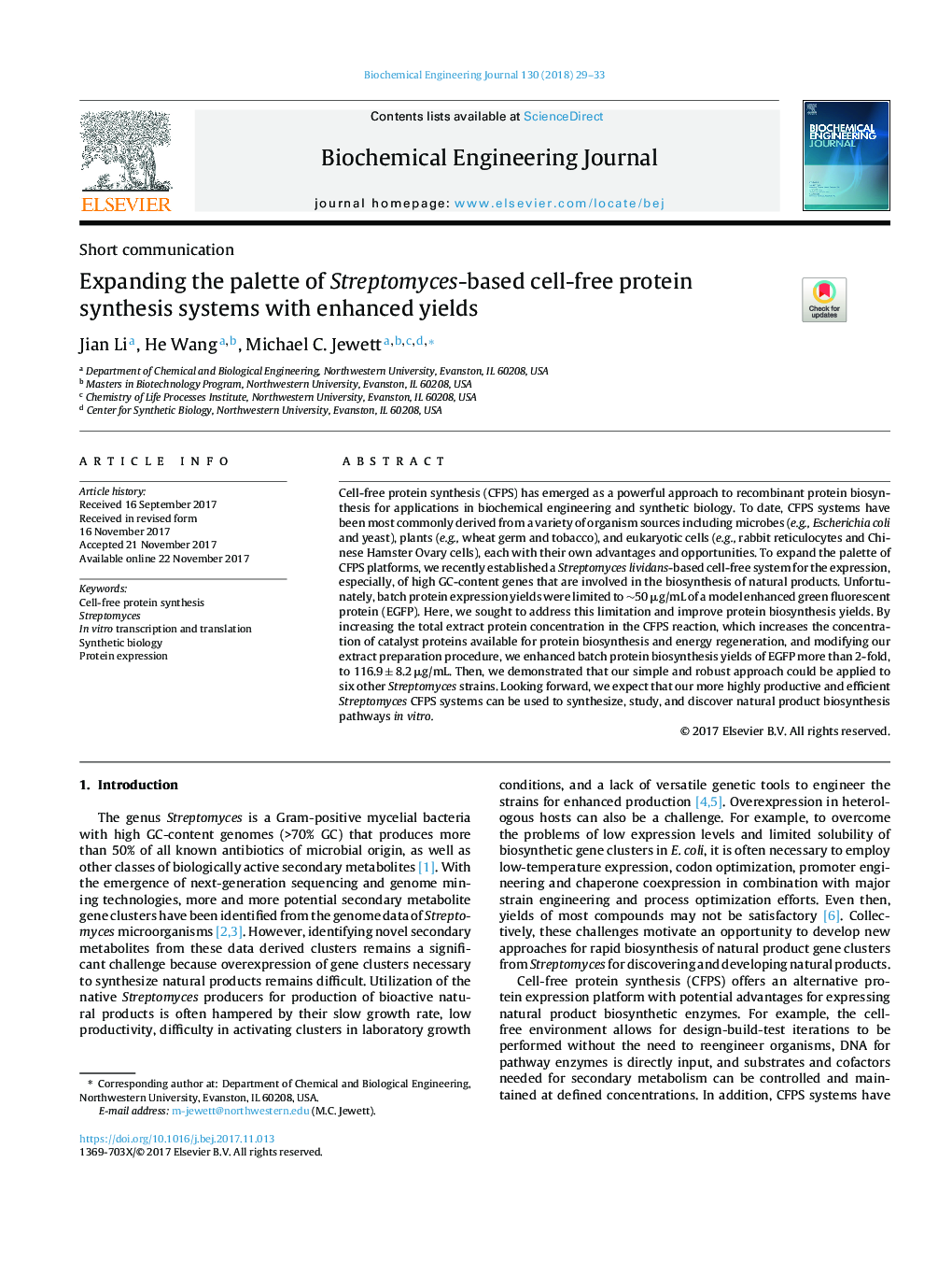 Expanding the palette of Streptomyces-based cell-free protein synthesis systems with enhanced yields